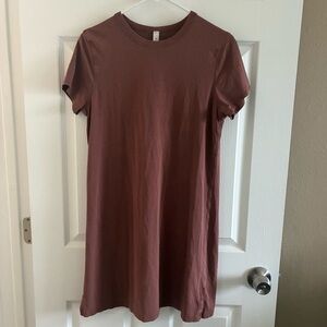 lululemon athletica Mauve Short Sleeve A-Line Dress